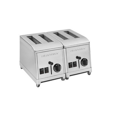MILANTOAST 4-seater stainless steel toaster 220-240v 50/60hz 2.68 kw